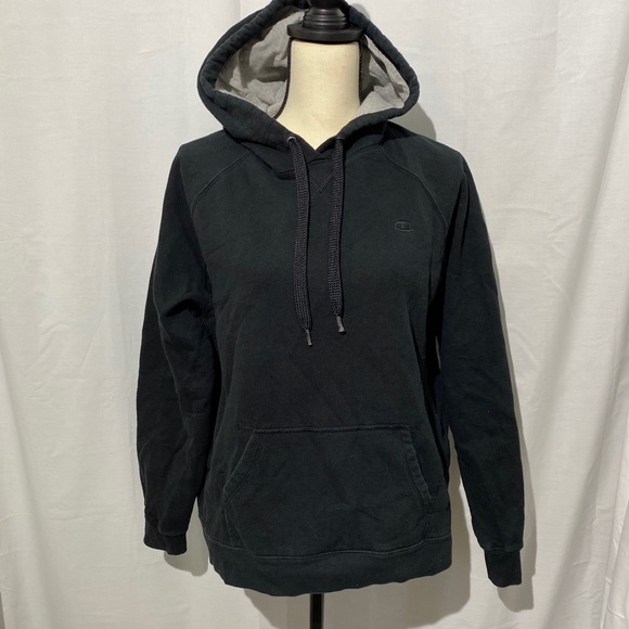 Champion Eco Fleece Pullover Black Youth XL - Picture 1 of 4